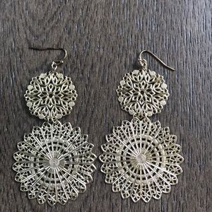 Anthropologie Jewelry - GOLD DANGLING EARRINGS ! Anthropologie Jewelry - GOLD DANGLING EARRINGS !